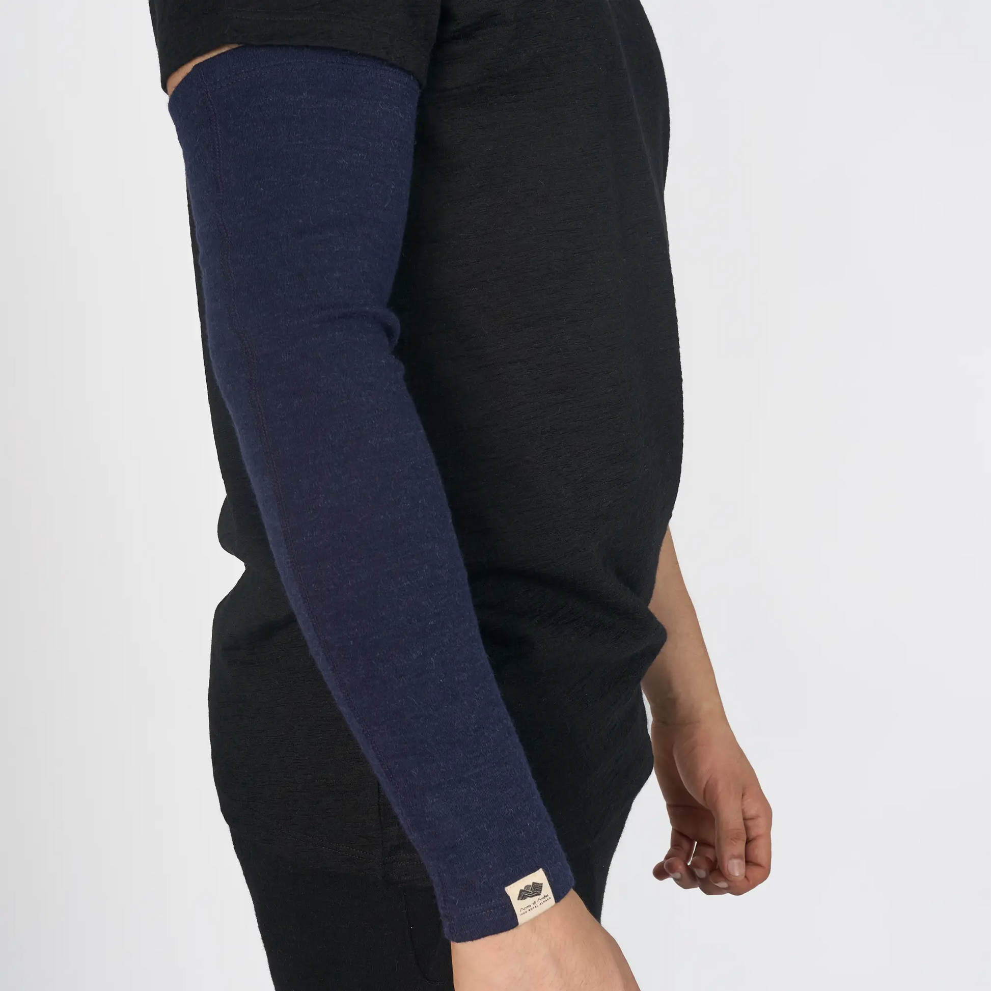 mens ecological sleeve midweight color navy blue