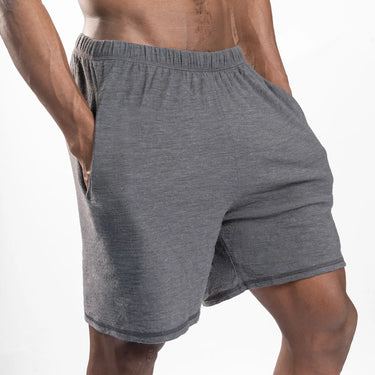 mens moisture wicking shorts ultralight color gray