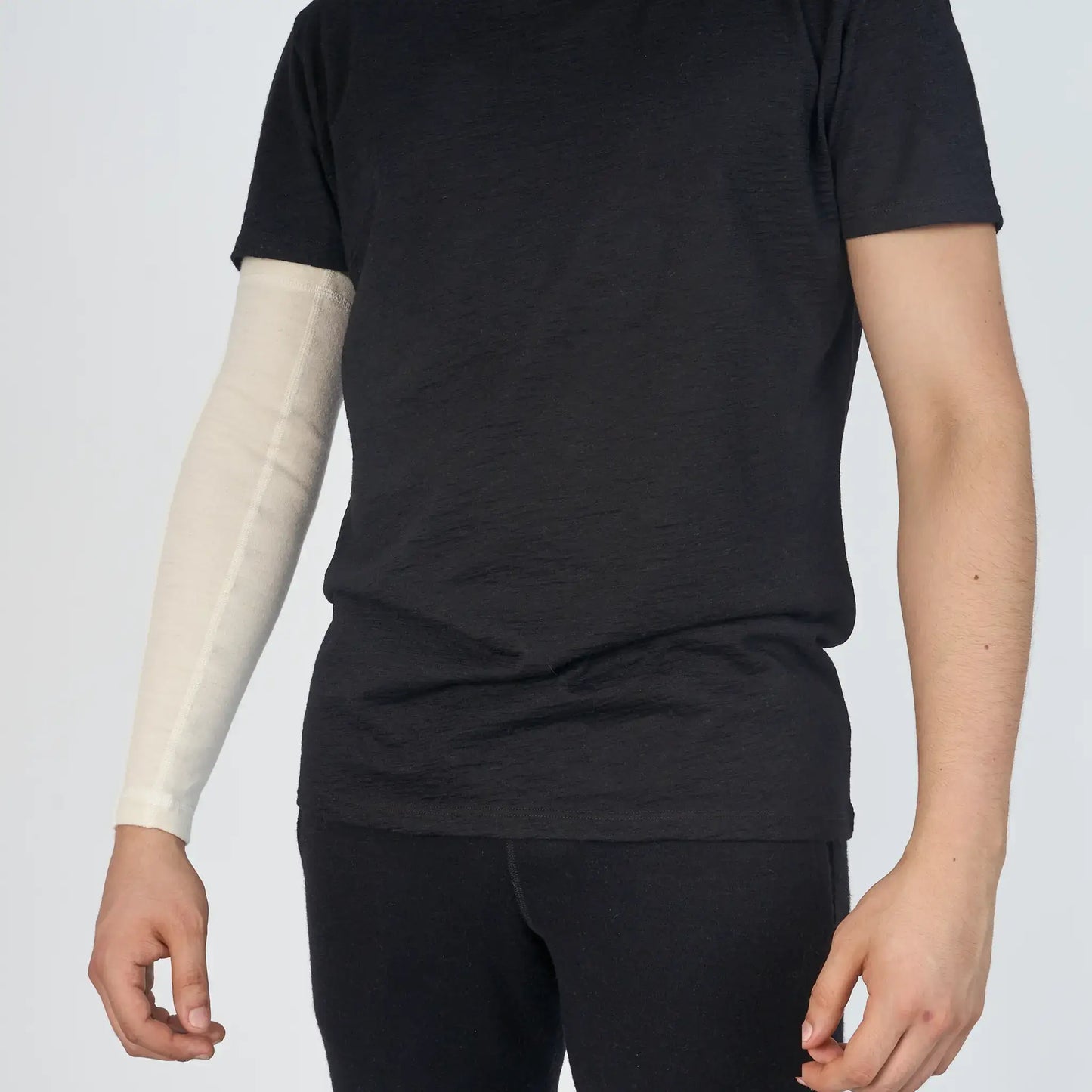 mens sustainable sleeve midweight color natural white