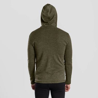mens thermo regulate pullover hoodie midweight color green