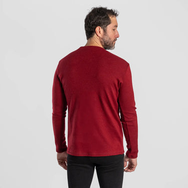 mens thermo regulate sweater midweight color maroon