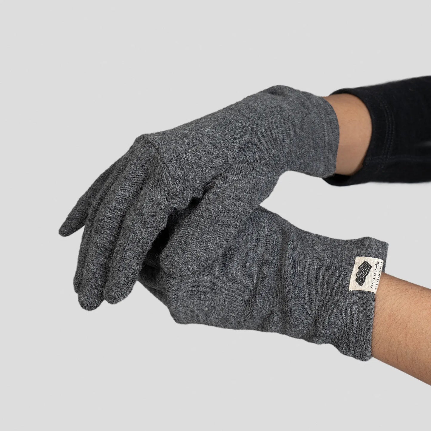 warmest gloves lightweight color gray