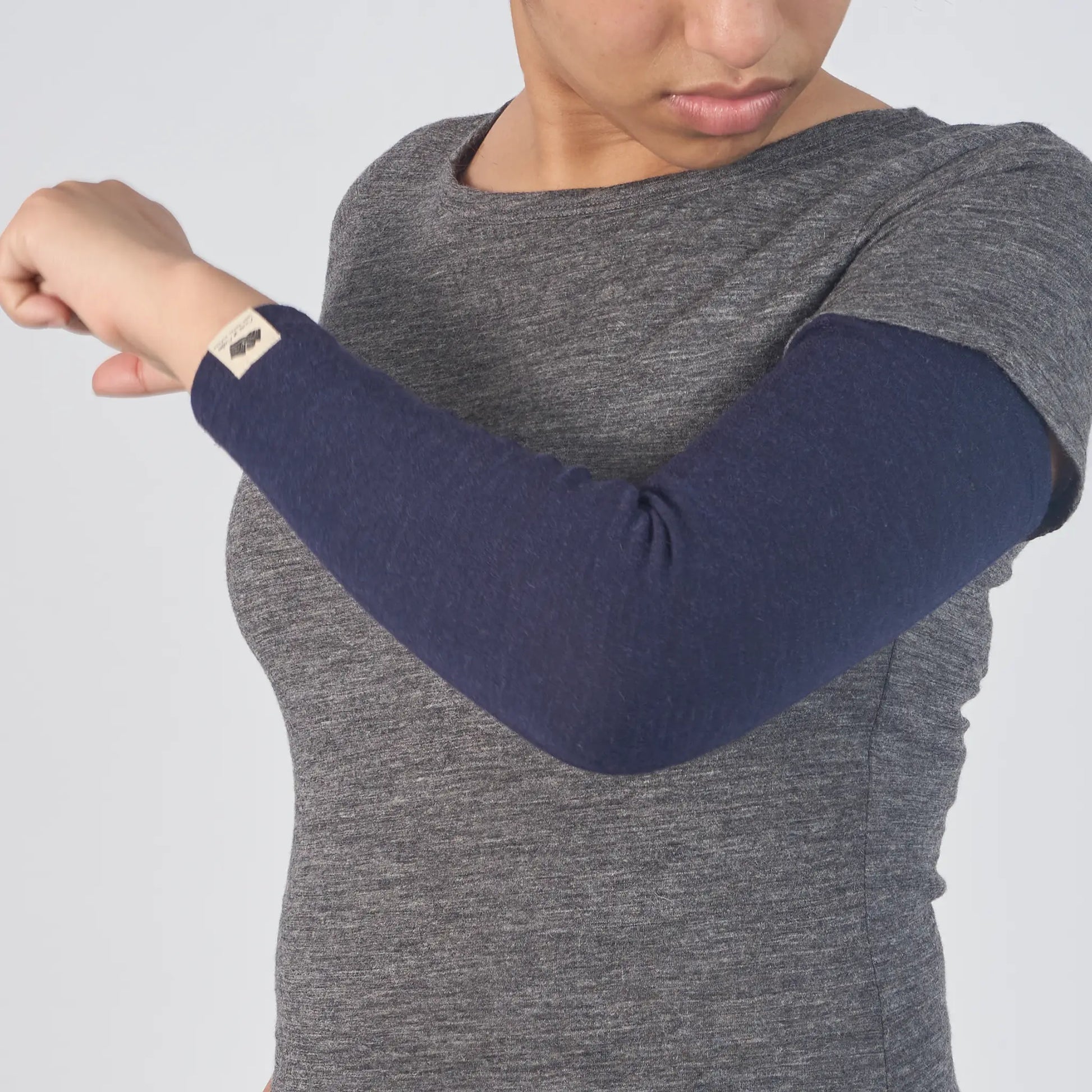 womens antiodor sleeve color navy blue